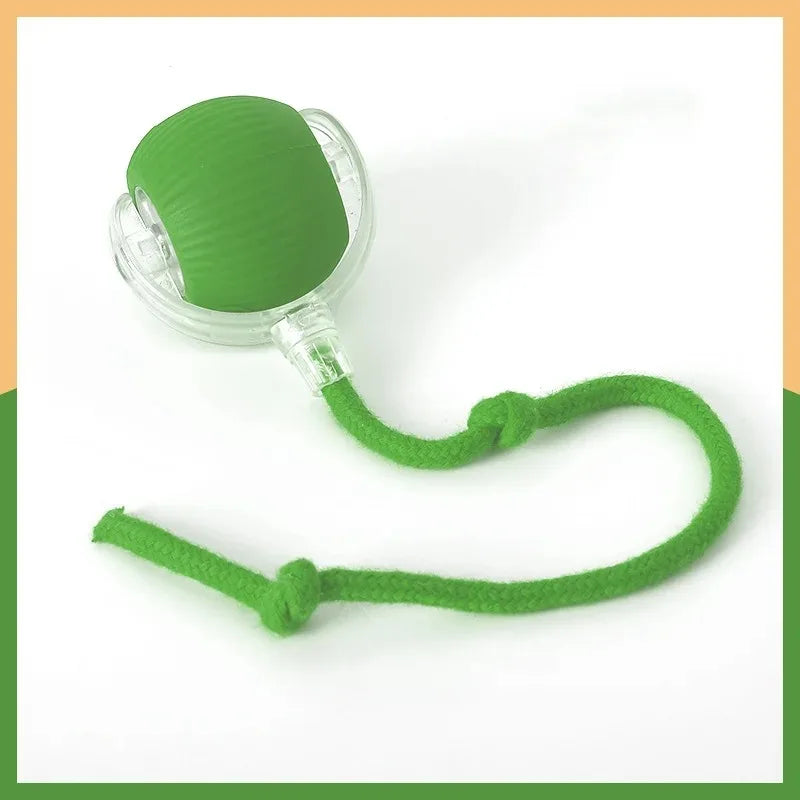 Smart Cat Toy with Mouse Tail – Automatic Rolling Ball for Training & Play