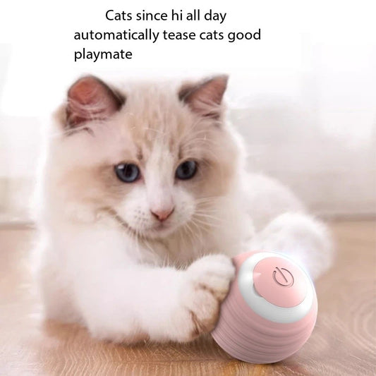 Smart Cat Interactive Ball – Automatic Rolling Magic Ball Toy for Indoor Cats