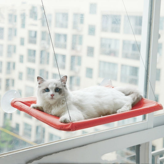 Cat Window Hammock – Suction Cup Hanging Bed for Sunbathing Cats