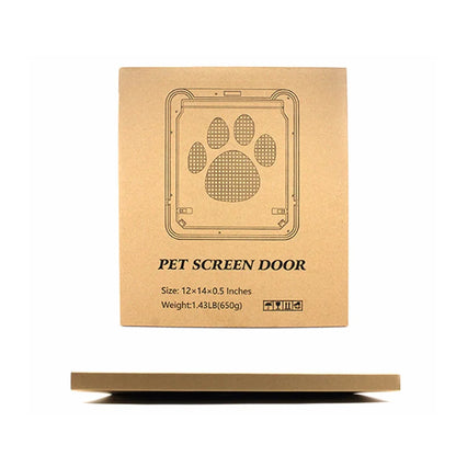 4-Way Lockable Pet Door – Large Cat & Dog Flap for Windows, Screens & Walls