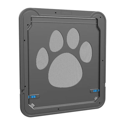 4-Way Lockable Pet Door – Large Cat & Dog Flap for Windows, Screens & Walls