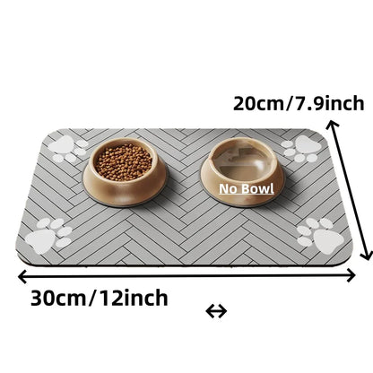 Waterproof Pet Feeding Mat – Non-Slip, Quick-Dry Placemat for Dog & Cat Bowls