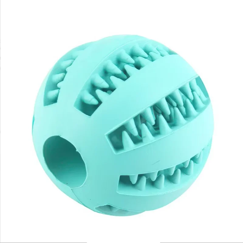 Natural Rubber Treat Ball – Interactive Food Dispensing Toy for Dogs