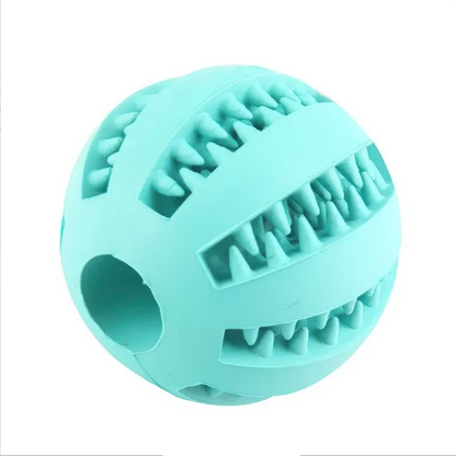 Natural Rubber Treat Ball – Interactive Food Dispensing Toy for Dogs