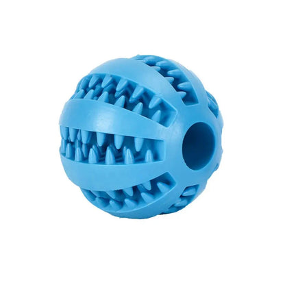 Natural Rubber Treat Ball – Interactive Food Dispensing Toy for Dogs