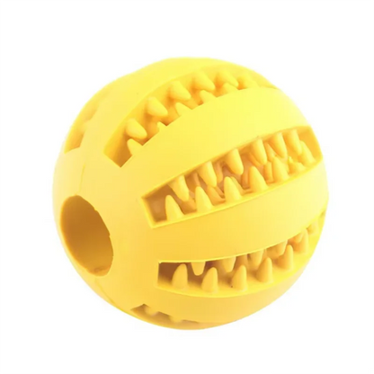 Natural Rubber Treat Ball – Interactive Food Dispensing Toy for Dogs