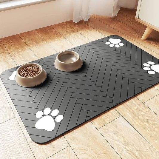 Waterproof Pet Feeding Mat – Non-Slip, Quick-Dry Placemat for Dog & Cat Bowls